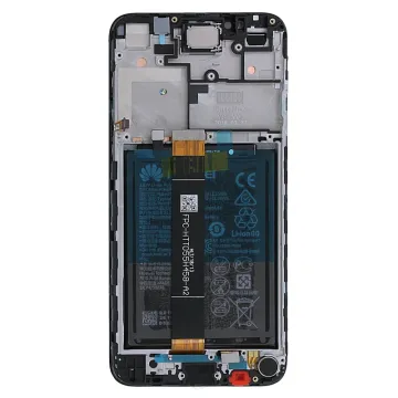 HUAWEI Y5 2018/Y5 PRIME 2018/HONOR 7S ΟΘΟΝΗ + TOUCH SCREEN + LENS + FRAME + BATTERY 02352CQV BLACK ORIGINAL SERVICE PACK
