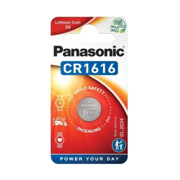 PANASONIC ΜΠΑΤΑΡΙΕΣ ΝΟΜΙΣΜΑΤΟΣ ΛΙΘΙΟΥ CR1616 3V 55mAh Li-ion 1/BLISTER