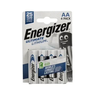 ENERGIZER ΜΠΑΤΑΡΙΕΣ ULTIMATE ΛΙΘΙΟΥ AA FR6/L91 1,5V 3500mAh Li-ion 4/BLISTER