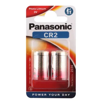 PANASONIC ΜΠΑΤΑΡΙΕΣ ΦΩΤΟΓΡΑΦΙΚΗΣ ΛΙΘΙΟΥ CR2 3V Li-ion 2/BLISTER