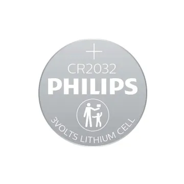PHILIPS ΜΠΑΤΑΡΙΕΣ ΝΟΜΙΣΜΑΤΟΣ ΛΙΘΙΟΥ CR2032 3V Li-ion 1 ΤΕΜ. 5/BLISTER