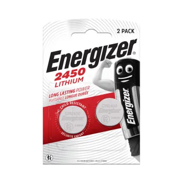 ENERGIZER ΜΠΑΤΑΡΙΕΣ ΝΟΜΙΣΜΑΤΟΣ ΛΙΘΙΟΥ CR2450 3V Li-ion 1 ΤΕΜ. 2/BLISTER