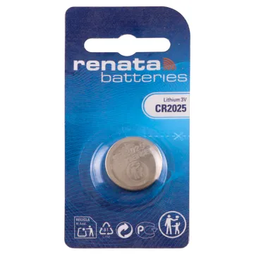 RENATA ΜΠΑΤΑΡΙΕΣ ΝΟΜΙΣΜΑΤΟΣ ΛΙΘΙΟΥ CR2025 3V Li-ion 1 ΤΕΜ. 1/BLISTER