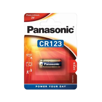 PANASONIC ΜΠΑΤΑΡΙΕΣ ΦΩΤΟΓΡΑΦΙΚΗΣ ΛΙΘΙΟΥ CR123 3V Li-ion 1/BLISTER