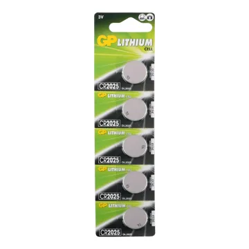 GP ΜΠΑΤΑΡΙΕΣ ΝΟΜΙΣΜΑΤΟΣ ΛΙΘΙΟΥ CR2032 3V 210mAh Li-ion 1 ΤΕΜ. 5/BLISTER