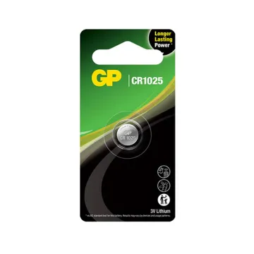 GP ΜΠΑΤΑΡΙΕΣ ΝΟΜΙΣΜΑΤΟΣ ΛΙΘΙΟΥ CR1025 3V Li-ion 1/BLISTER