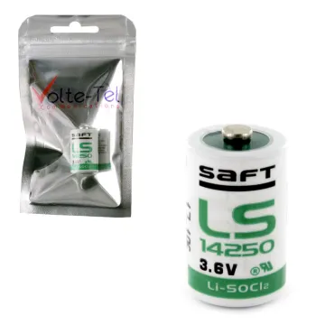 SAFT ΜΠΑΤΑΡΙΑ ΛΙΘΙΟΥ-ΘΕΙΟΝΥΛΟΧΛΩΡΙΔΙΟΥ 14250 1/2AA Li-SOCl2 3.6V 1200mAh