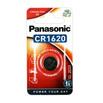 PANASONIC ΜΠΑΤΑΡΙΕΣ ΝΟΜΙΣΜΑΤΟΣ ΛΙΘΙΟΥ CR1620 3V Li-ion 1 ΤΕΜ. 1/BLISTER