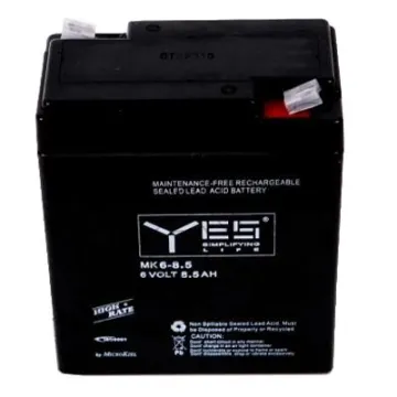 YES ΜΠΑΤΑΡΙΕΣ ΜΟΛΥΒΔΟΥ 6V 8.5Ah ( 84Χ45Χ110)