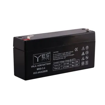 YES ΜΠΑΤΑΡΙΕΣ ΜΟΛΥΒΔΟΥ 6V 3.4Ah MK6-3.4 (132x33x59) ΑΚΡΟΔΕΚΤΗΣ T1/F1 4,75mm