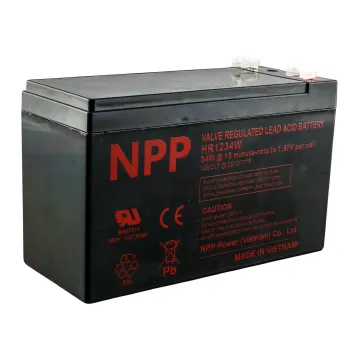 NPP ΜΠΑΤΑΡΙΕΣ ΜΟΛΥΒΔΟΥ 12V 9Ah MK12-9F2NPP-HR HIGH RATED (151X65X94mm) ΑΚΡΟΔΕΚΤΗΣ T2/F2 6.35mm