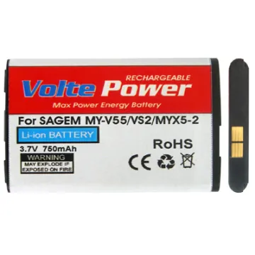 ΜΠΑΤΑΡΙΑ SAGEM MY-V55/MYX5-2/VS2 750mAh Li-ion VoltePower