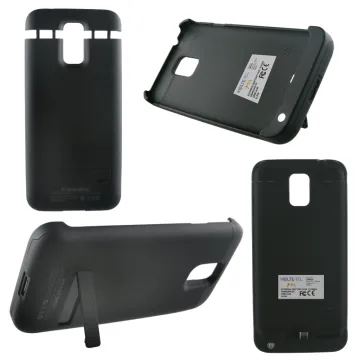 SAMSUNG G900 S5 EXTERNAL(BATTERY CASE+STAND)3200mAh Li-Pol BLACK