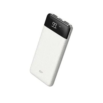 SILICON POWER POWER BANK GS28 10000mAh OUTPUT USB X 2 5V-2.1A/5V-2.1A max-INPUT MICRO USB & TYPE C 5V-2A WHITE OR