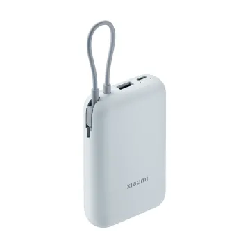 XIAOMI POWER BANK BHR9073GL 10000mAh 2 X 3.A USB-TYPE C FAST CHARGE (INTEGRATED USB-C CABLE) 22.5W ICE BLUE OR