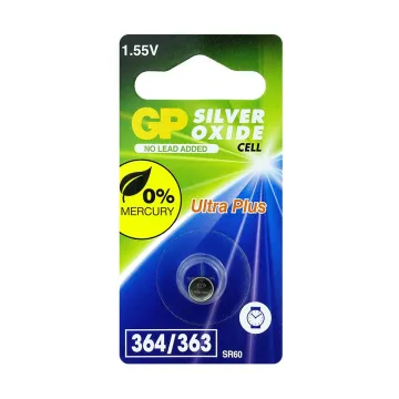 GP ΜΠΑΤΑΡΙΕΣ ΡΟΛΟΓΙΟΥ 364/363/SR621SW/SR60/G1/AG1 1.55V 18mAh SILVER OXIDE 1 ΤΕΜ/BLISTER