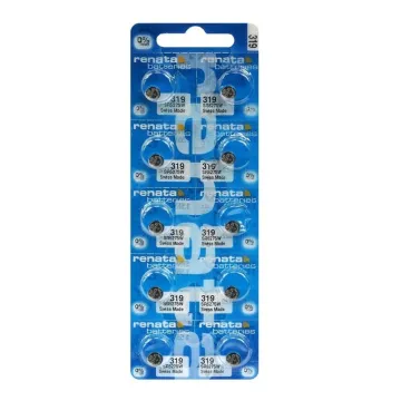 RENATA ΜΠΑΤΑΡΙΕΣ ΡΟΛΟΓΙΟΥ 319/SR527/SR64/AG9 1.55V 22mAh SILVER OXIDE 1 ΤΕΜ. 10/BLISTER
