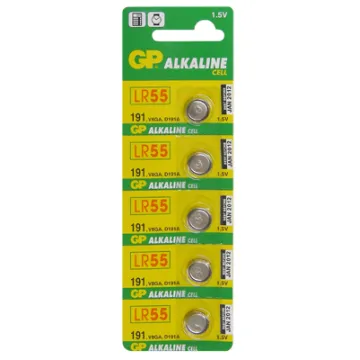 GP ΜΠΑΤΑΡΙΕΣ ΡΟΛΟΓΙΟΥ LR55/191/LR1120/AG8 1.5V ALKALINE 1 ΤΕΜ. 5/BLISTER