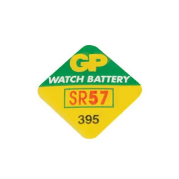 GP ΜΠΑΤΑΡΙΕΣ ΡΟΛΟΓΙΟΥ SR57/395/SR927/G7/AG7 1.55V 55mAh SILVER OXIDE 1 ΤΕΜ. 10/BLISTER