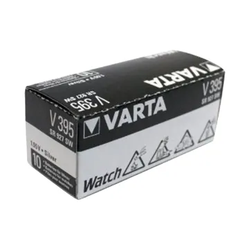 VARTA ΜΠΑΤΑΡΙΕΣ ΡΟΛΟΓΙΟΥ V395/395/SR927/AG7 1.55V 42mAh SILVER OXIDE 1 ΤΕΜ. 10/BLISTER