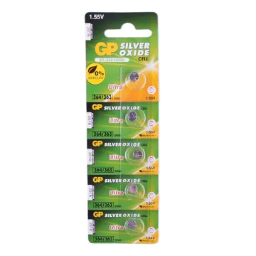 GP ΜΠΑΤΑΡΙΕΣ ΡΟΛΟΓΙΟΥ 364/363/SR60/AG1 1.55V 18mAh SILVER OXIDE 1 ΤΕΜ. 5/BLISTER