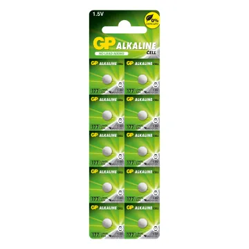 GP ΜΠΑΤΑΡΙΕΣ ΡΟΛΟΓΙΟΥ 177/LR66/LR626/SR626/377/G4/SR66/AG4 1.5V ALKALINE 1 ΤΕΜ. 10/BLISTER