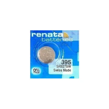 RENATA ΜΠΑΤΑΡΙΕΣ ΡΟΛΟΓΙΟΥ 395/SR57/SR927SW/G7/AG7 1.55V 55mAh SILVER OXIDE 1 ΤΕΜ. 1/BLISTER