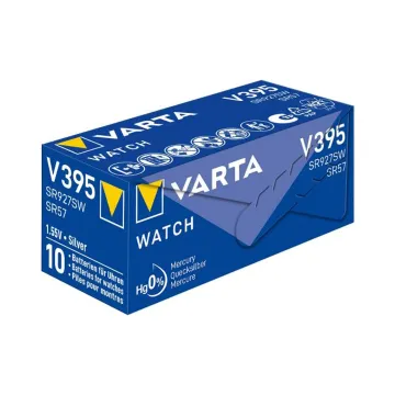 VARTA ΜΠΑΤΑΡΙΕΣ ΡΟΛΟΓΙΟΥ V395/395/SR927/AG7 1.55V 42mAh SILVER OXIDE 1 ΤΕΜ. 10/BLISTER