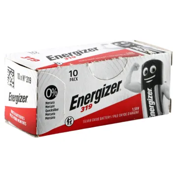 ENERGIZER ΜΠΑΤΑΡΙΕΣ ΡΟΛΟΓΙΟΥ 319/SR527SW/SR64 1.55V 22mAh SILVER OXIDE 1 ΤΕΜ 10/BLISTER