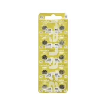 RENATA ΜΠΑΤΑΡΙΕΣ ΡΟΛΟΓΙΟΥ MP-E 395/SR57/SR927SW/G7/AG7 1.55V 55mAh SILVER OXIDE 1 ΤΕΜ. 10/BLISTER