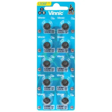 VINNIC ΜΠΑΤΑΡΙΕΣ ΡΟΛΟΓΙΟΥ L936F/LR45/L936/394/194/AG9 1.5V ALKALINE 1 ΤΕΜ. 10/BLISTER