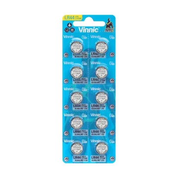 VINNIC ΜΠΑΤΑΡΙΕΣ ΡΟΛΟΓΙΟΥ LR44/L1154/G13/157/SR44/303/A76/357/V13GA/RW8/AG13 1.5V ALKALINE 1 ΤΕΜ. 10/BLISTER