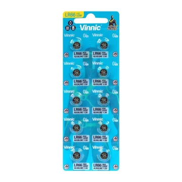 VINNIC ΜΠΑΤΑΡΙΕΣ ΡΟΛΟΓΙΟΥ LR66/LR626/177/SR626/377/G4/AG4 1.5V ALKALINE 1 ΤΕΜ. 10/BLISTER