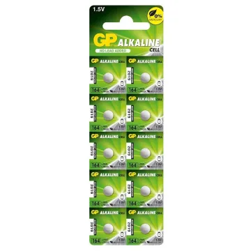 GP ΜΠΑΤΑΡΙΕΣ ΡΟΛΟΓΙΟΥ 164/LR60/364/364F/363/LR620/L1142/L621/D186/G1/AG1 1.50V ALKALINE 1 ΤΕΜ. 10/BLISTER