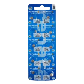 RENATA ΜΠΑΤΑΡΙΕΣ ΡΟΛΟΓΙΟΥ 317/SR516/SR62 1.55V 10.5mAh SILVER OXIDE 1 ΤΕΜ. 10/BLISTER