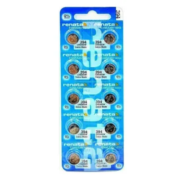 RENATA ΜΠΑΤΑΡΙΕΣ ΡΟΛΟΓΙΟΥ 394/SR45/SR936/194/AG9 1.55V 80mAh SILVER OXIDE 1 ΤΕΜ. 10/BLISTER