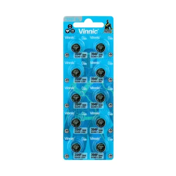 VINNIC ΜΠΑΤΑΡΙΕΣ ΡΟΛΟΓΙΟΥ 394F/SR45/394/SR936/194/AG9 1.55V 80mAh SILVER OXIDE 1 ΤΕΜ. 10/BLISTER