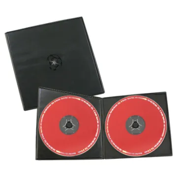 ΘΗΚΗ ΔΙΠΛΗ ΓΙΑ CD/DVD ΜΑΥΡΗ