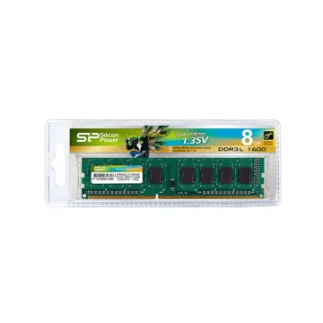 SILICON POWER ΜΝΗΜΗ DDR3L 1600 CL11 LOW VOLTAGE U-DIMM 1.35V 8GB 512Mx8 SR 1600MHz SP008GLLTU160N02