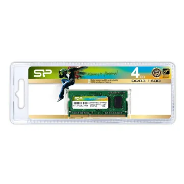 SILICON POWER ΜΝΗΜΗ DDR3 1600 CL11 SO-DIMM 1.5V 4GB 512Mx8 SR 1600MHz SP004GBSTU160N02