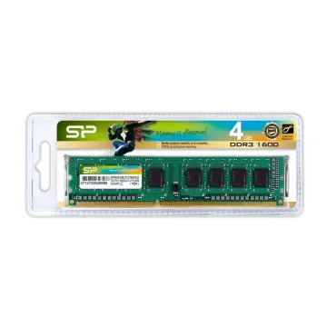 SILICON POWER ΜΝΗΜΗ DDR3 1600 CL11 U-DIMM 1.5V 4GB 512Mx8 SR 1600MHz SP004GBLTU160N02
