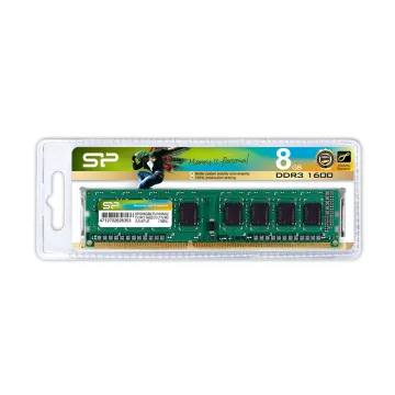 SILICON POWER ΜΝΗΜΗ DDR3 1600 CL11 U-DIMM 1.5V 8GB 512Mx8 SR 1600MHz SP008GBLTU160N02