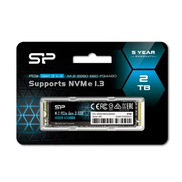 SILICON POWER ACE A60 SSD PCIe GEN 3x4 NVMe 1.3 SLC 2TB M.2 HMB - DRAM Max 2200/1600 Mb/s
