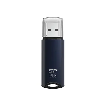 SILICON POWER USB FLASH DRIVE 64GB USB-A 3.2 MARVEL M02 SP064GBUF3M02V1B BLUE