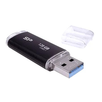 SILICON POWER USB FLASH DRIVE 128GB USB-A 3.2 BLAZE B02 SP128GBUF3B02V1K BLACK