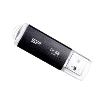 SILICON POWER USB FLASH DRIVE 256GB USB-A 3.2 BLAZE B02 SP256GBUF3B02V1K BLACK