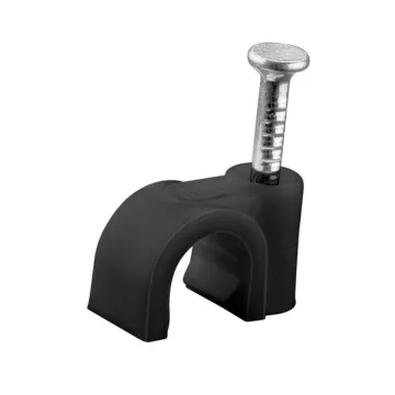 HYPER-FIX ΡΟΚΑ ΓΙΑ ΔΙΑΜΕΤΡΟ ΚΑΛΩΔΙΟΥ 9mm ΥΨΟΣ 11.1mm - ΚΑΡΦΙ 1.9x22,2mm ΜΑΥΡΟ - KOYTI 100 ΤΕΜ