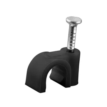 HYPER-FIX ΡΟΚΑ ΓΙΑ ΔΙΑΜΕΤΡΟ ΚΑΛΩΔΙΟΥ 7mm ΥΨΟΣ 8.9mm - ΚΑΡΦΙ 1.70x16,9mm ΜΑΥΡΟ - KOYTI 100 ΤΕΜ