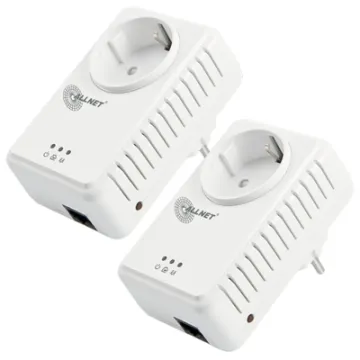 POWERLINE ADAPTER 500MBIT MINI + POWER OUTLET ALLNET 1 SET