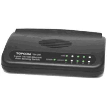 TSH 205 (5 port) ETHERNET SWITCH 10/100 Mbps TOPCOM